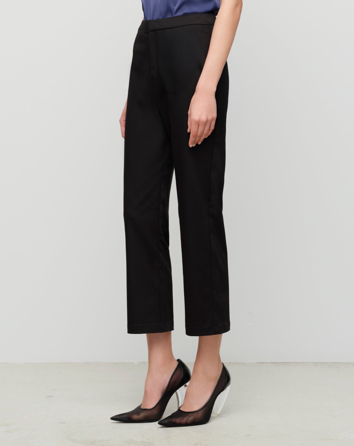 Mid-Waist Flare Trouser
