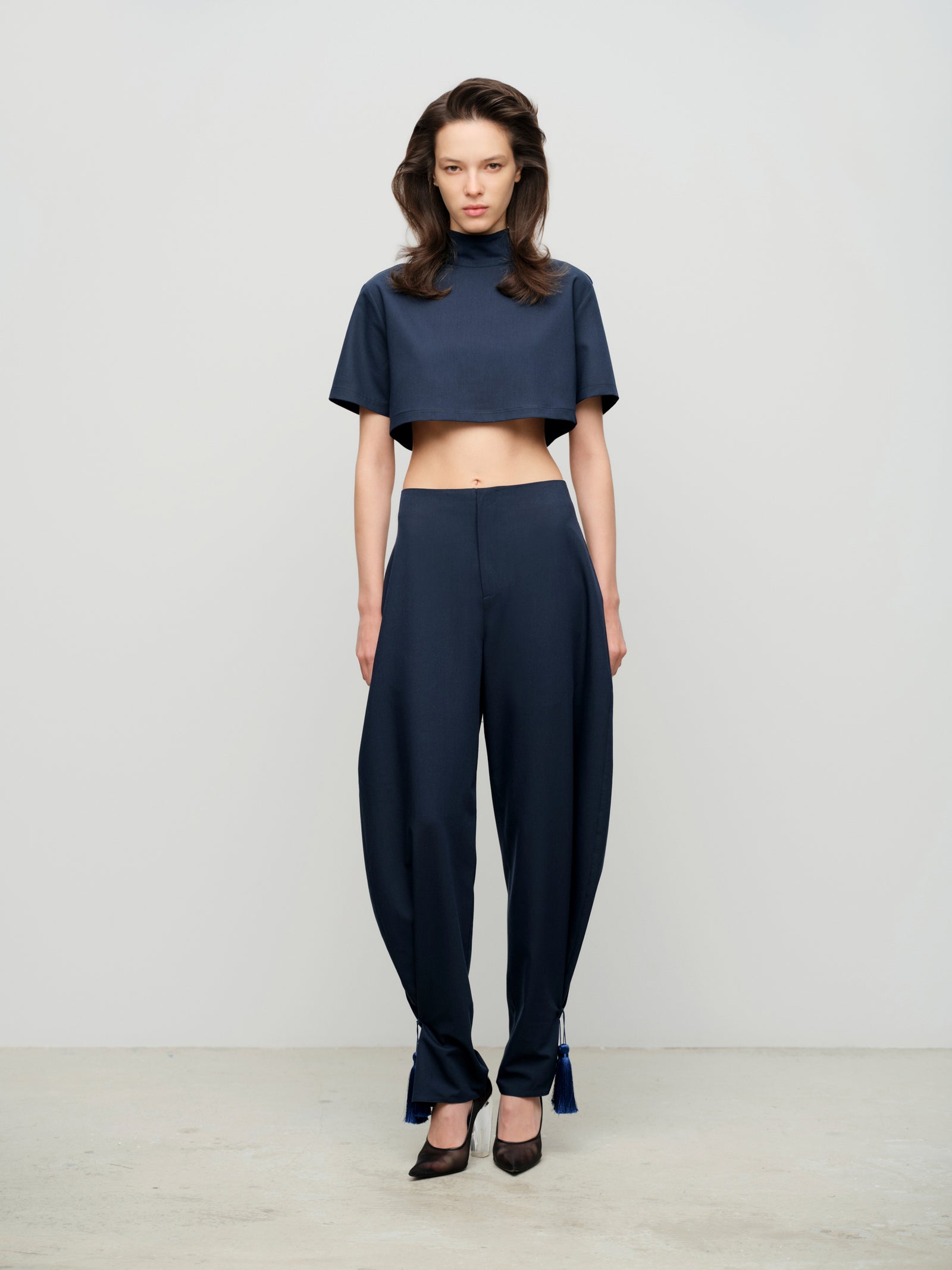 Fringe Detail Balloon Trouser