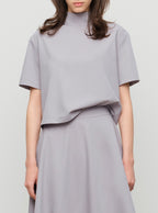 Yaka Detaylı Basic T-Shirt