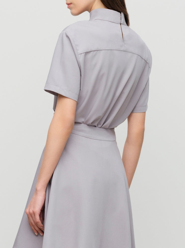 Yaka Detaylı Basic T-Shirt