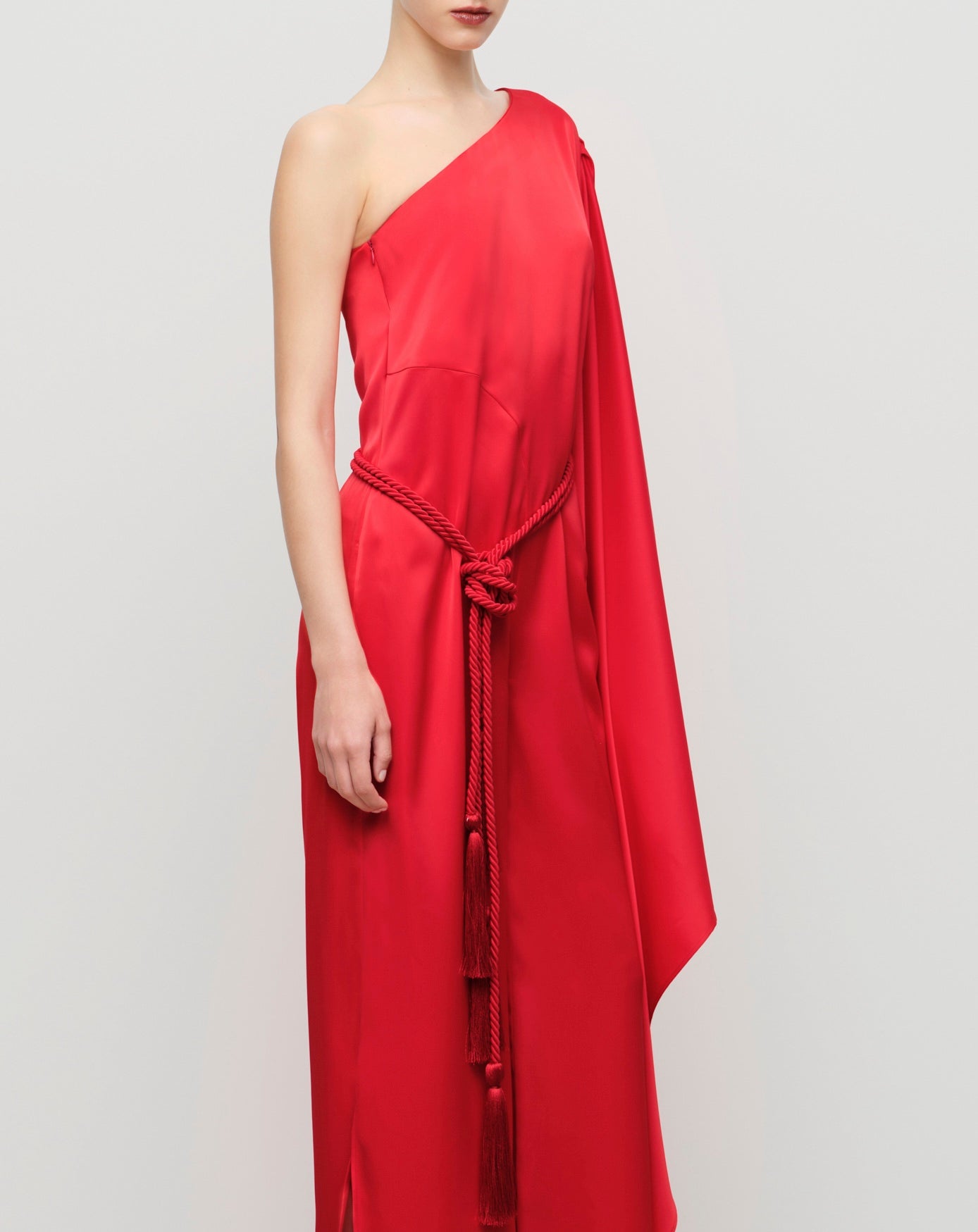 Asymmetric Belted Jumpsuit