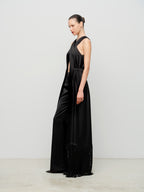 Cross-top with tassel fringe detail